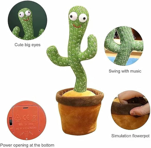 Interactive Dancing Cactus Toy for Endless Fun
